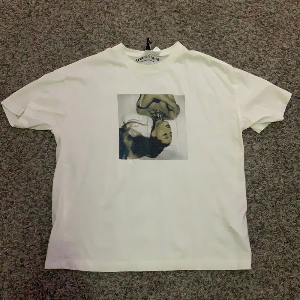 White Ariana Grande T Shirt